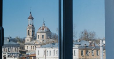Джуниор сюит 3х-местный с видом на реку и историческую часть города